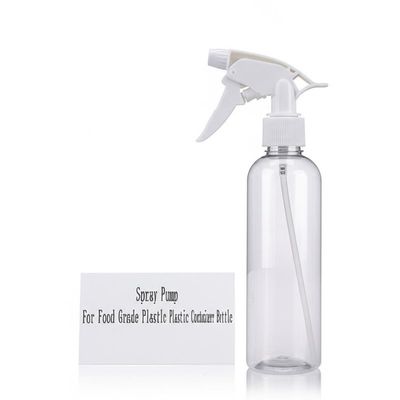 Sprühpumpe für lebensmittelechte Kunststoffflaschen, Kunststoffbehälter, Flasche und Beschreibung