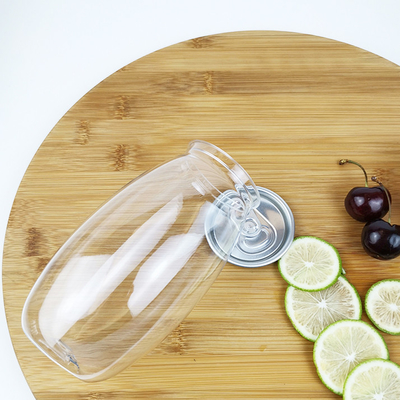 füllt Plastik-Behälter HAUSTIER 500ml Olive Shape Plastic Storage Cans mit einfacher Zug-Abdeckung ab