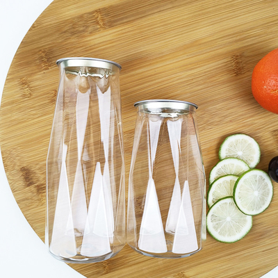 Badesalz-ätherische Öle der Diamond Shape-Nahrung- für Haustierebehälter-Flaschen-380ml