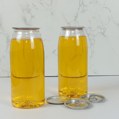 Plastikbehälter des Nahrungsmittelgrad-500ml füllt mit Dosen-Deckel-Milch-kaltgepressten Säften ab