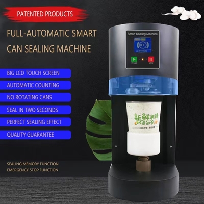 Schwarze automatische Nähmaschine für PET-Kunststoffdosen