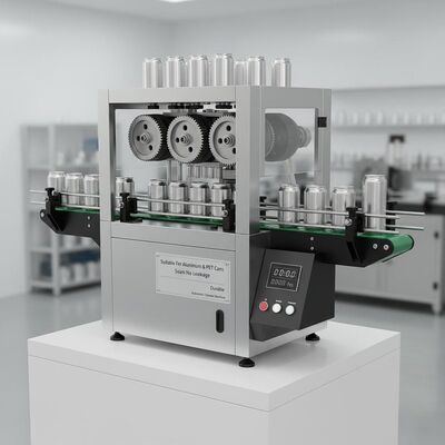 Geeignet für Aluminiumdosen Automatische Verschließmaschine Schwarze und Weiße Naht Kein Auslaufen PET-Kunststoffdosen Kompatibel Langlebig