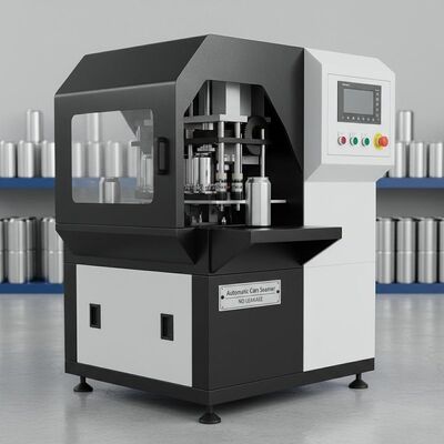 Geeignet für Aluminiumdosen Automatische Verschließmaschine Schwarze und Weiße Naht Kein Auslaufen PET-Kunststoffdosen Kompatibel Langlebig