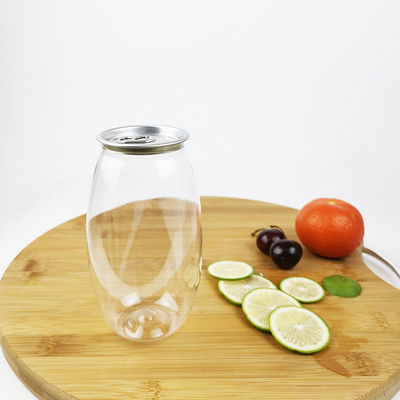 Gläser 500ml Olive Shape Empty Bottles Plastic mit einfacher Zug-Abdeckungs-Lotion