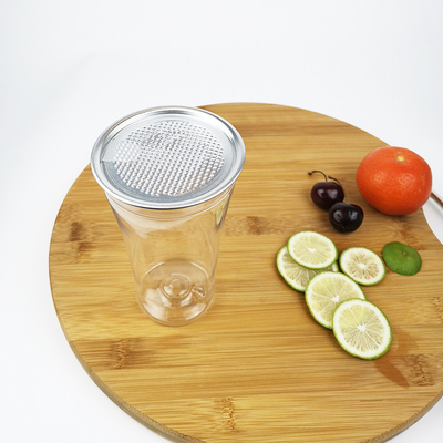 Nahrungsmittelgrad transparente Plastik-Wasser-Flasche Winkel- des Leistungshebels400ml mit Schnelldeckeln um