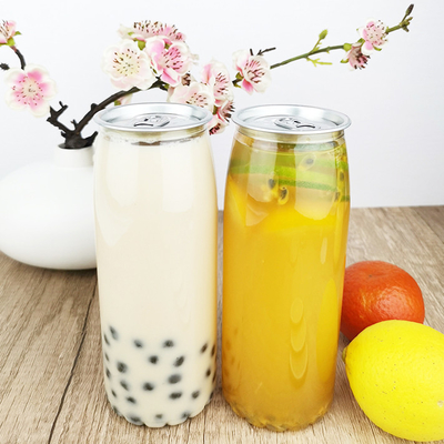 Einfache offene Plastik-HAUSTIER 0.5L Behälter mit Blumen-unterer Tee-Milch