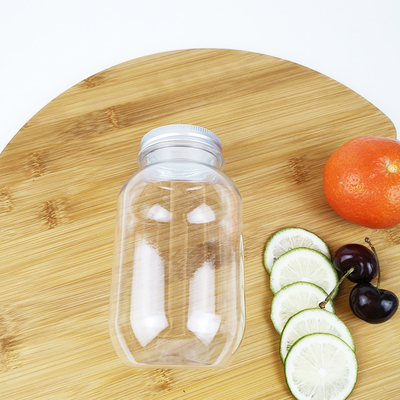 0,5 Liter-Nahrungsmittelspeicher-Dosen mit Kappen-Plastikbehältern für Getränk-Milch