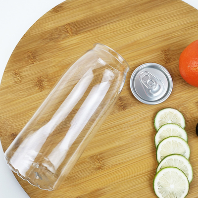 Klare Behälter-Gläser der Nahrung650ml mit Schnelldeckel-Nahrungsmittelgrad Juice Bottles