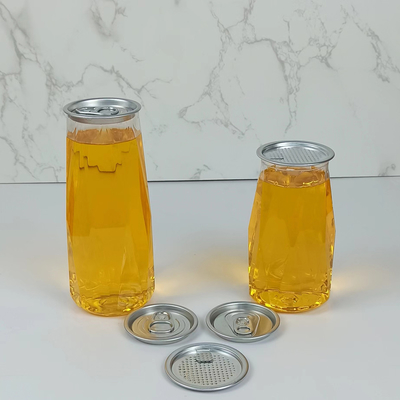 500ml STREICHELN klares Plastikflaschen-Diamond Shape For Storing Cereal-Mehl