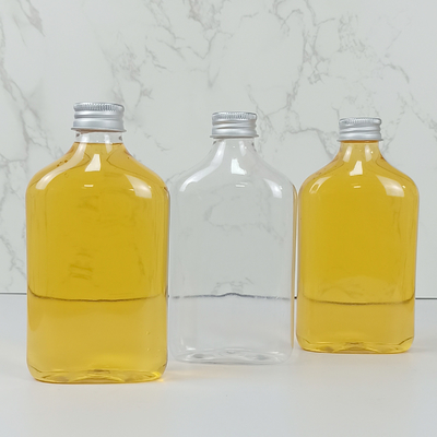 Überwurfmutter 350ml rüttelt klares HAUSTIER Plastik-Juice Bottles With Caps